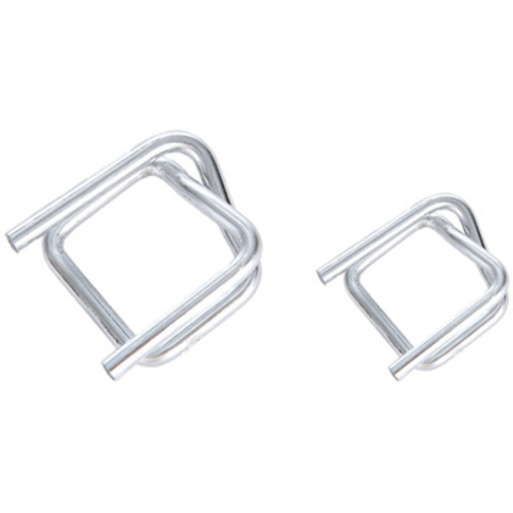 DM-FOLIEN boucle de cerclage, en mtal, (L)16 mm, zingu