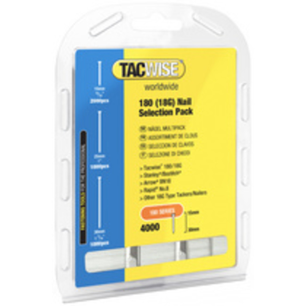 TACWISE Clous, multipack 180/15-30 mm, 4.000 pices