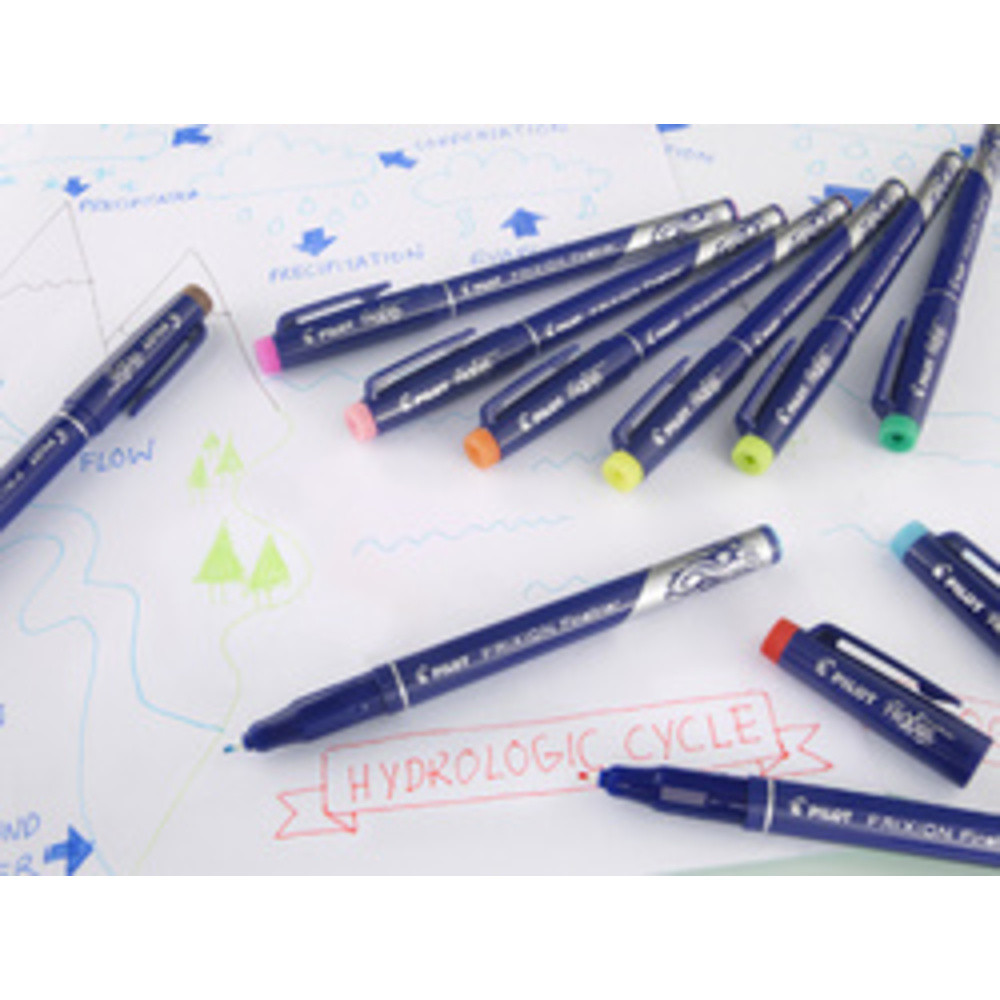 Stylo feutre Fineliner FRIXION EVOLUTIVE SET étui 4