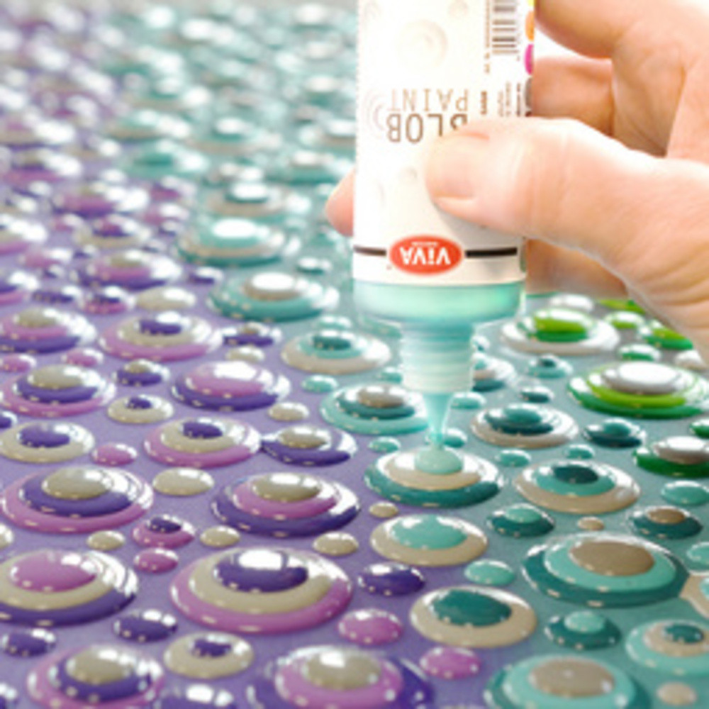 VIVA DECOR Set de peinture Blob Paint 'Prairie fleurie'