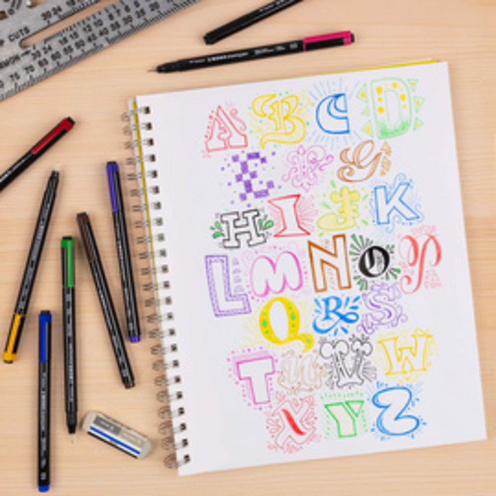 Stylo Tombow Mono Drawing Pen Colors 8x - vue 2
