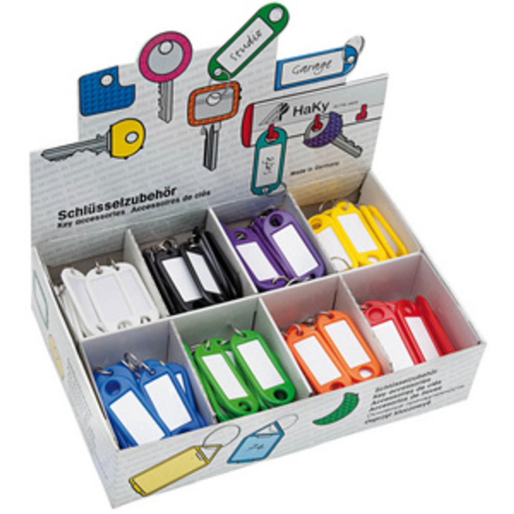 WEDO Porte-cls avec anneau, diamtre: 18 mm, prsentoir