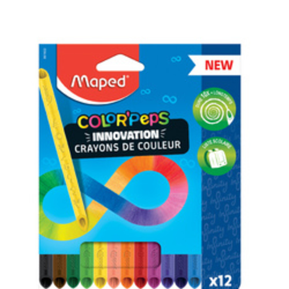 Crayon de couleur COLOR'PEPS INFINITY étui de