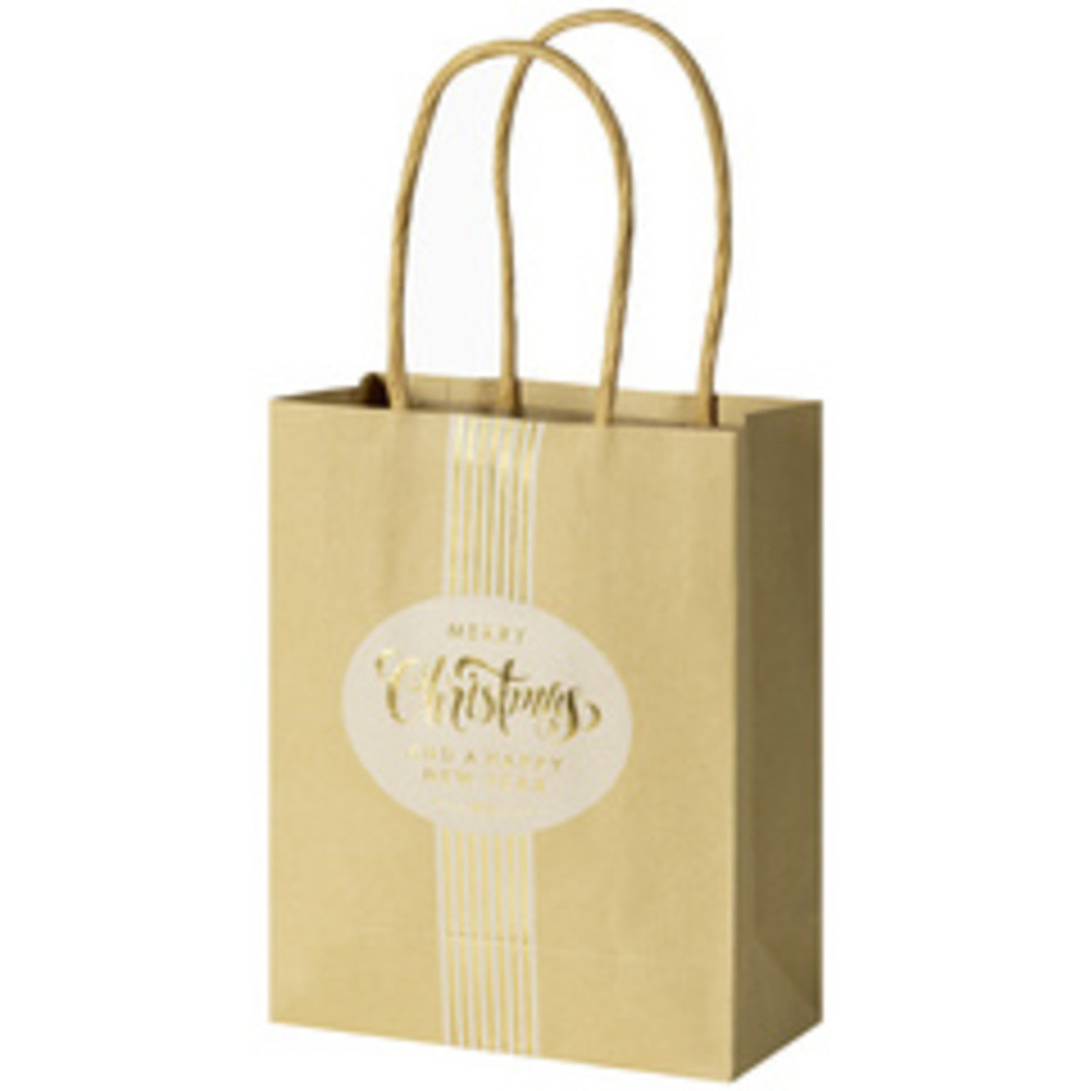 Sac en papier 'Noël', papier kraft, grand