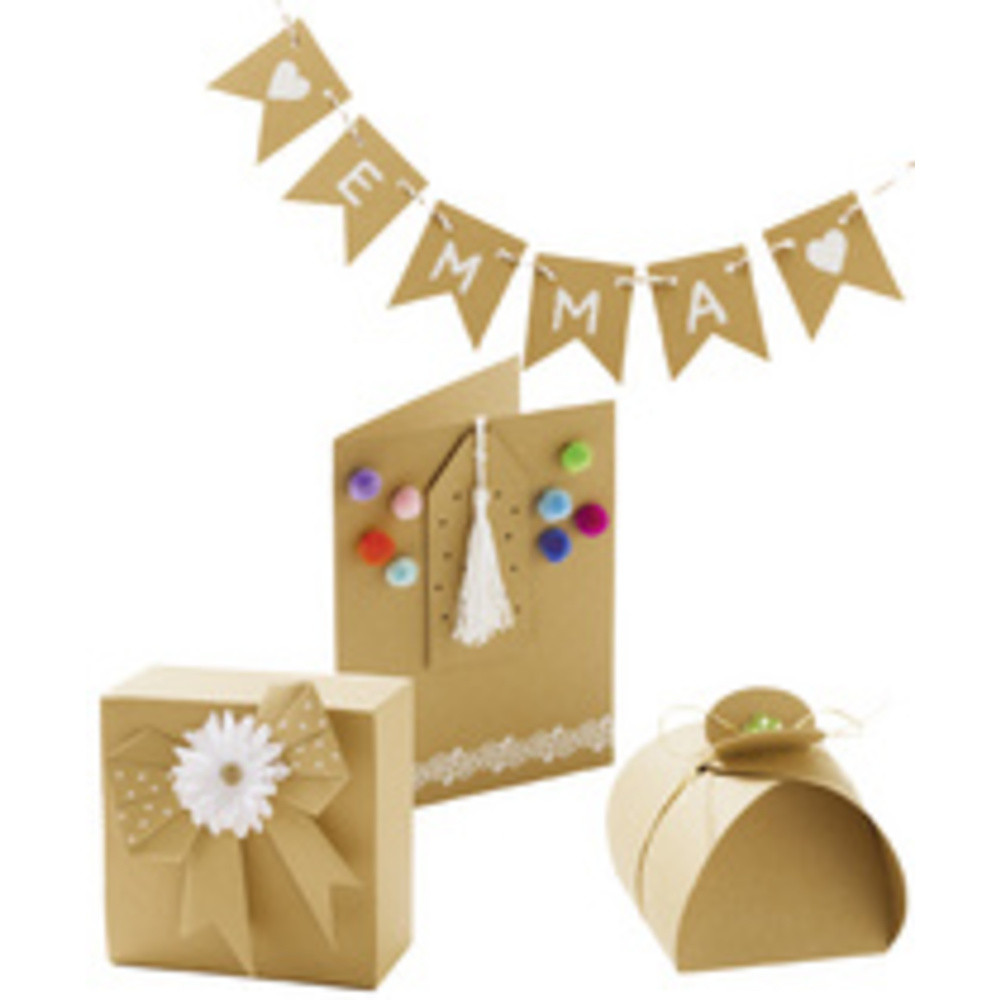 Carton kraft, 230 g/m2, 500 x 700 mm, 25 feuilles