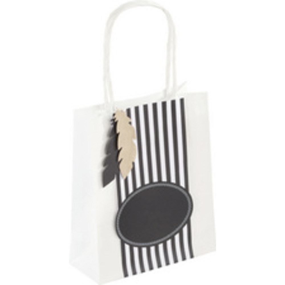 Sac en papier kraft, 180 x 80 x 210 mm, naturel