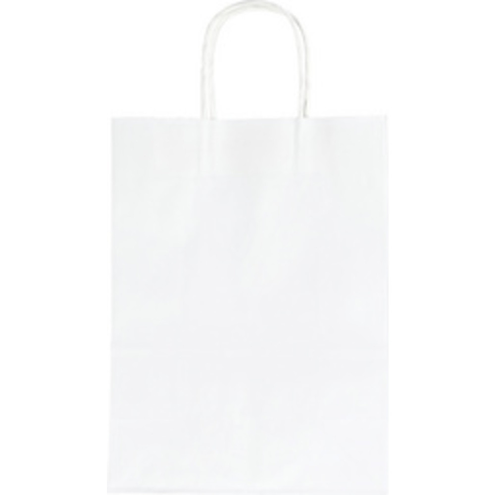 FOLIA Sac en papier, 240 x 120 x 310 mm, blanc