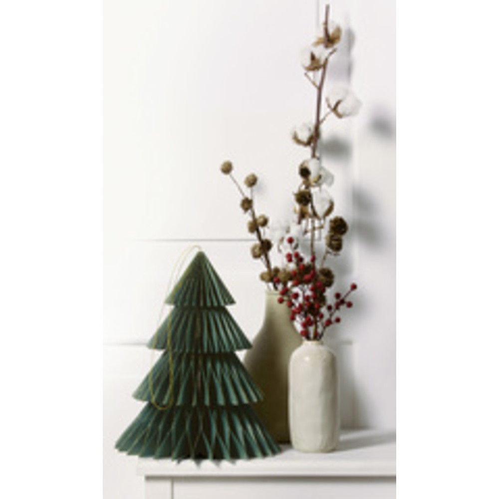 Décoration alvéolée CLASSIC XMAS TREE, taille: L