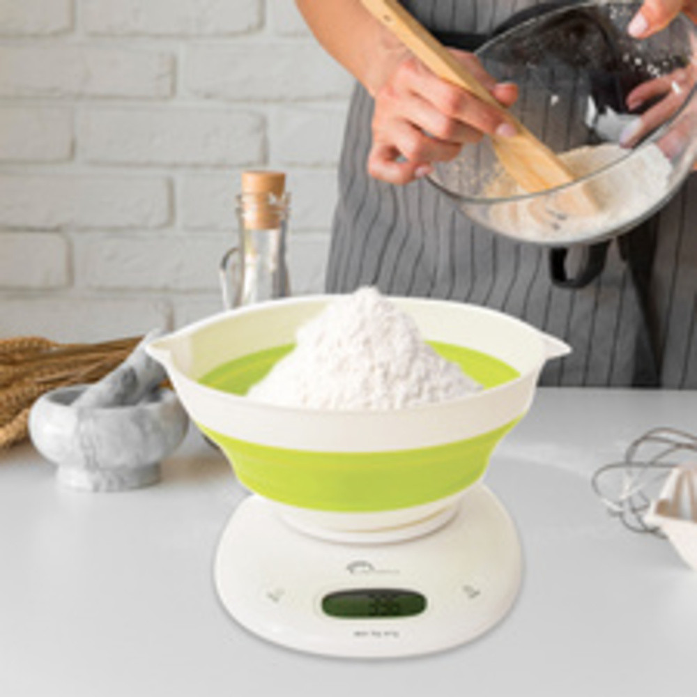 Balance Bol Up, pliable, blanc / vert clair