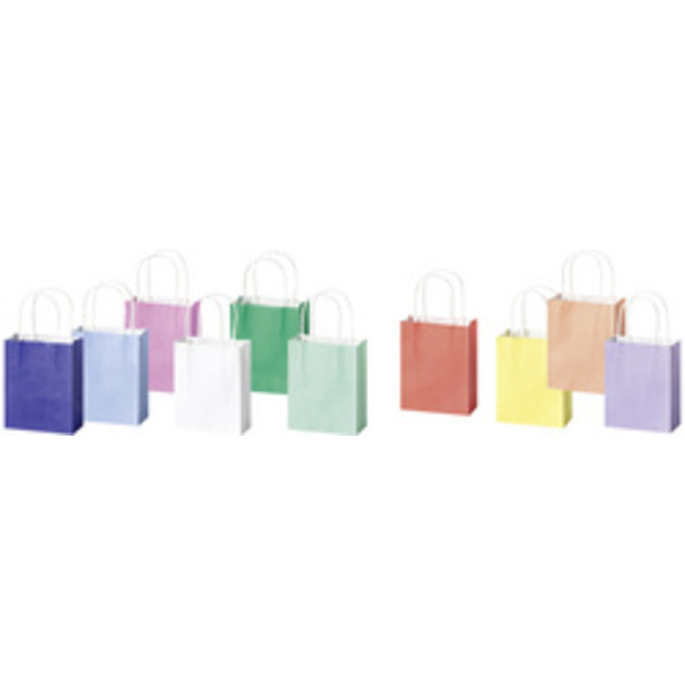 Sac en papier BASIC, taille: L, assorti