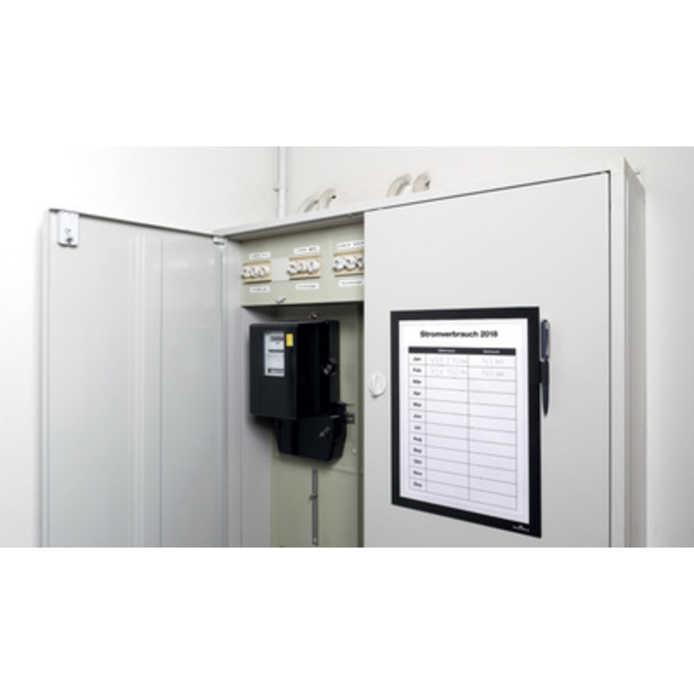 Cadre d'affichage DURAFRAME MAGNETIC NOTE, A4 argent