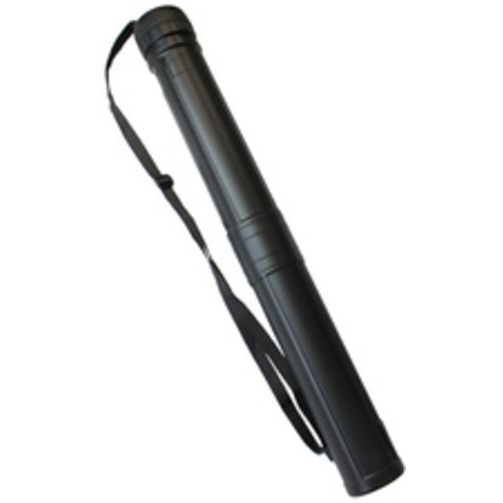 WONDAY Tube à dessin, télescopique, en plastique, noir