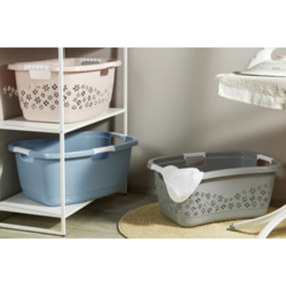 Corbeille à linge 'lasse', ergonomique, nordic-blue