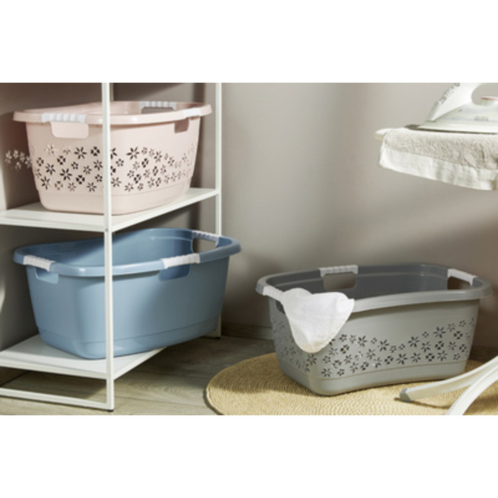 Bassine à linge 'janne', ergonomique, nordic-blue