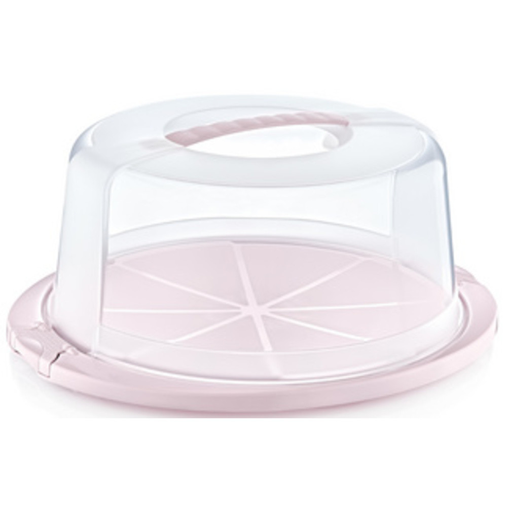KEEEPER Cloche  gteau 'ricardo', rond, nordic-pink