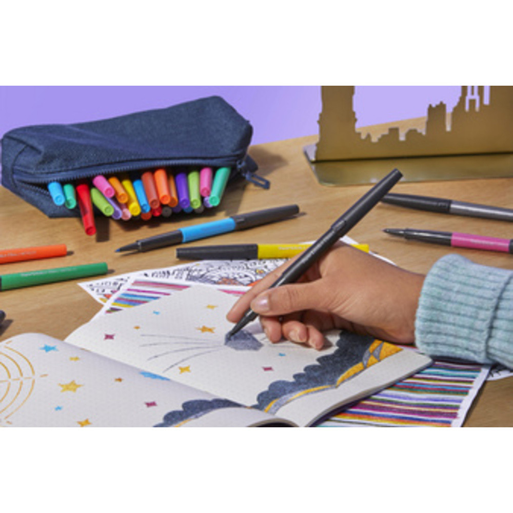 Stylo feutre Flair METALLIC, blister de 6