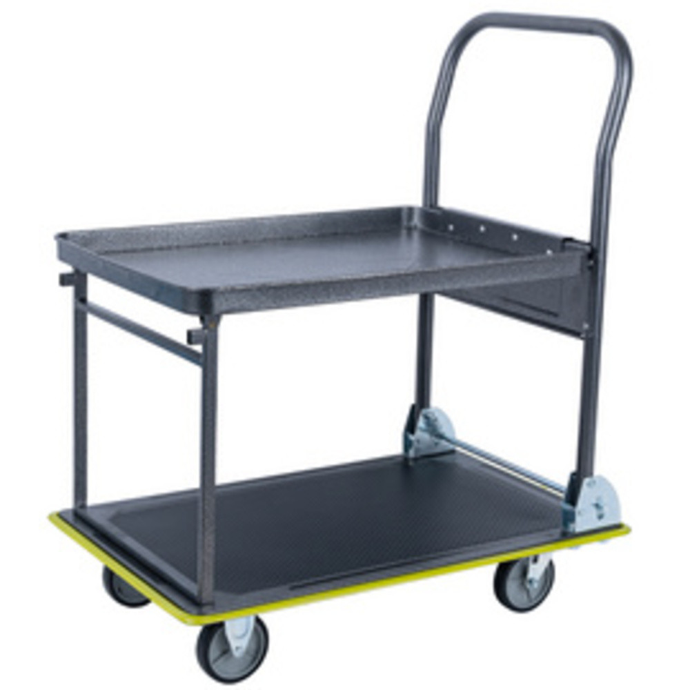 PAVO+Chariot+à+etages,+capacite:+150+kg,+gris+fonce