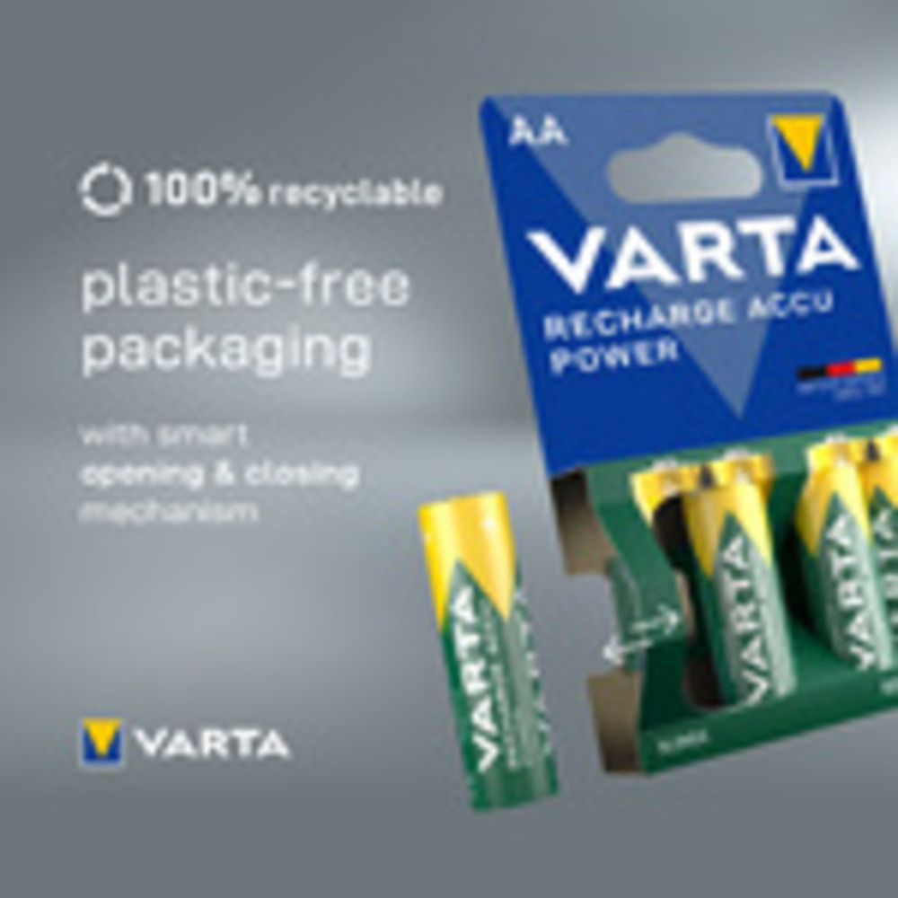 Varta Pile rechargeable Ni-MH AAA (LR03) lot de 4 Vert - vue 8