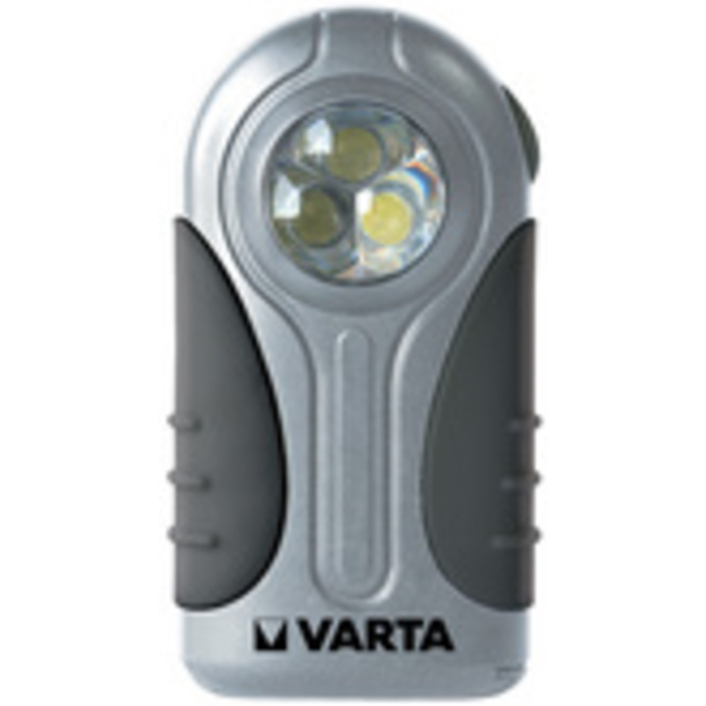 VARTA Lampe de poche 'LED Silver Light', avec 3 piles AAA