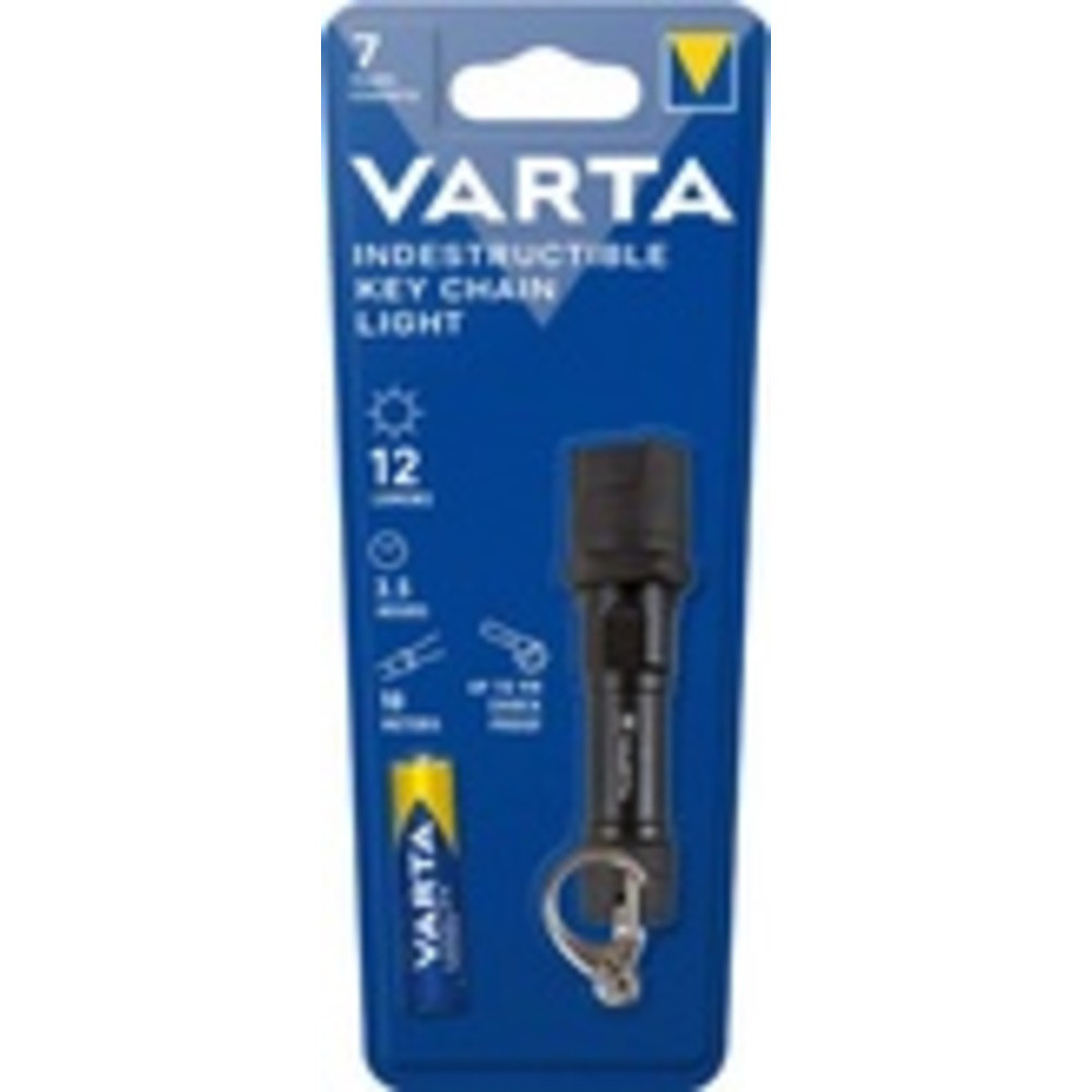 Varta Lampe torche porte-clé indestructible 12 lumens Noir - vue 2