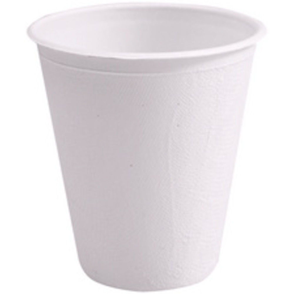 NATURE STAR Gobelet en canne  sucre, 0,3 l, blanc