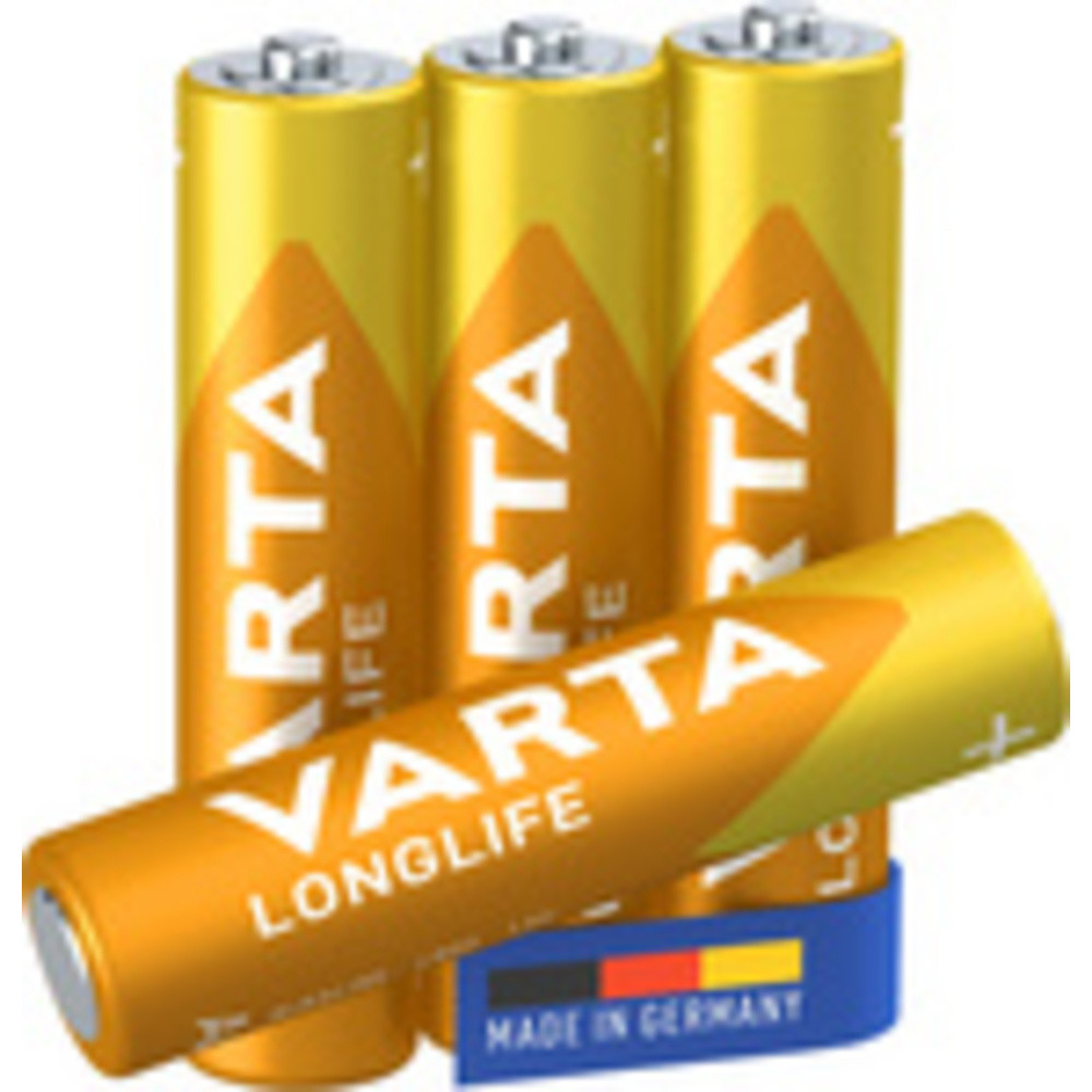 Pile Varta AAA Alcaline 1 5 V Or et Jaune Pack de 4 - vue 2