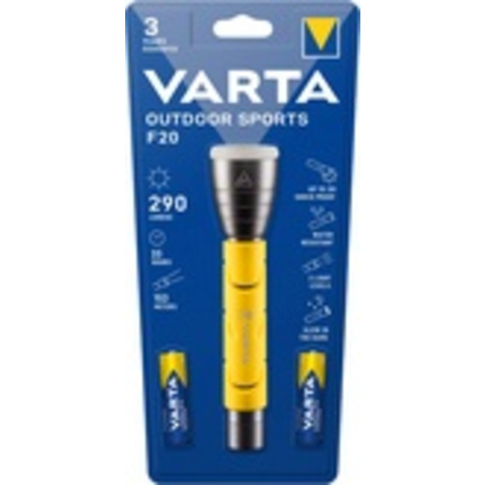 VARTA Lampe de poche LED 'Outdoor Sports F20', 2 AA