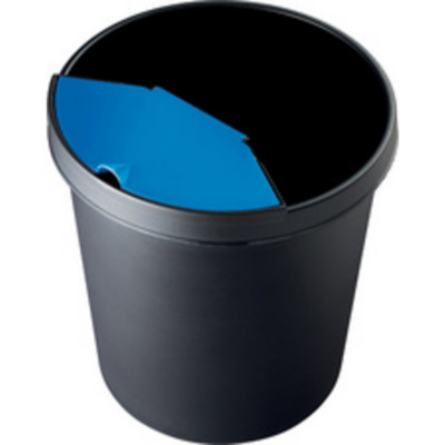 Corbeille à papier 'the german', 18 litres, PE, noir