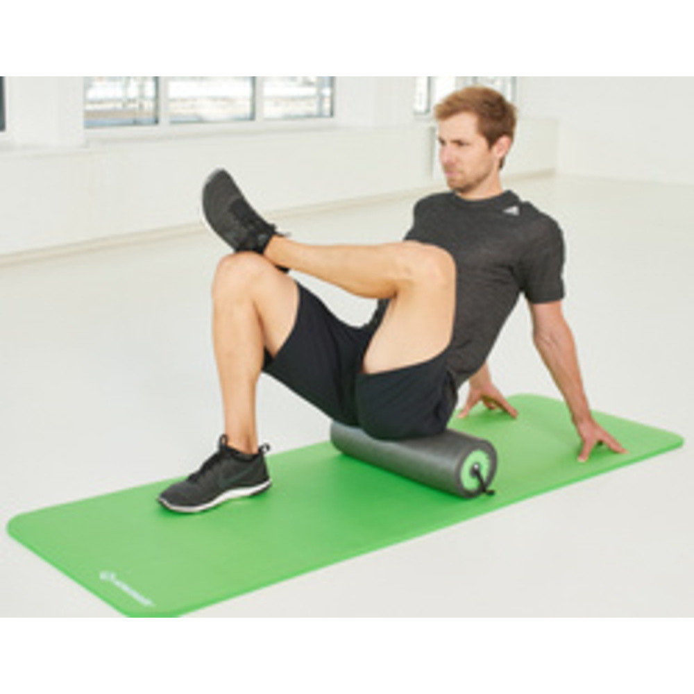 Rouleau de massage et de fascia 3 en 1, noir/vert