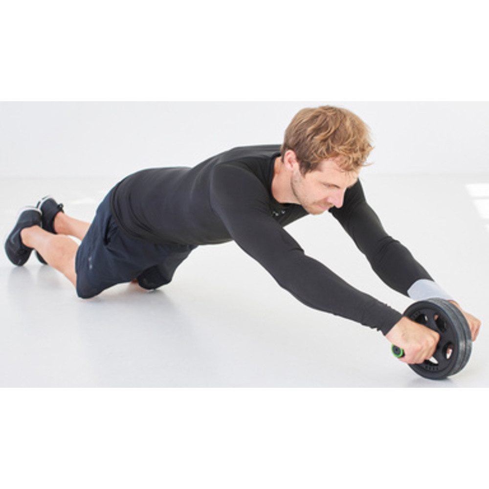 Roue abdominale / AB-Roller, noir/vert