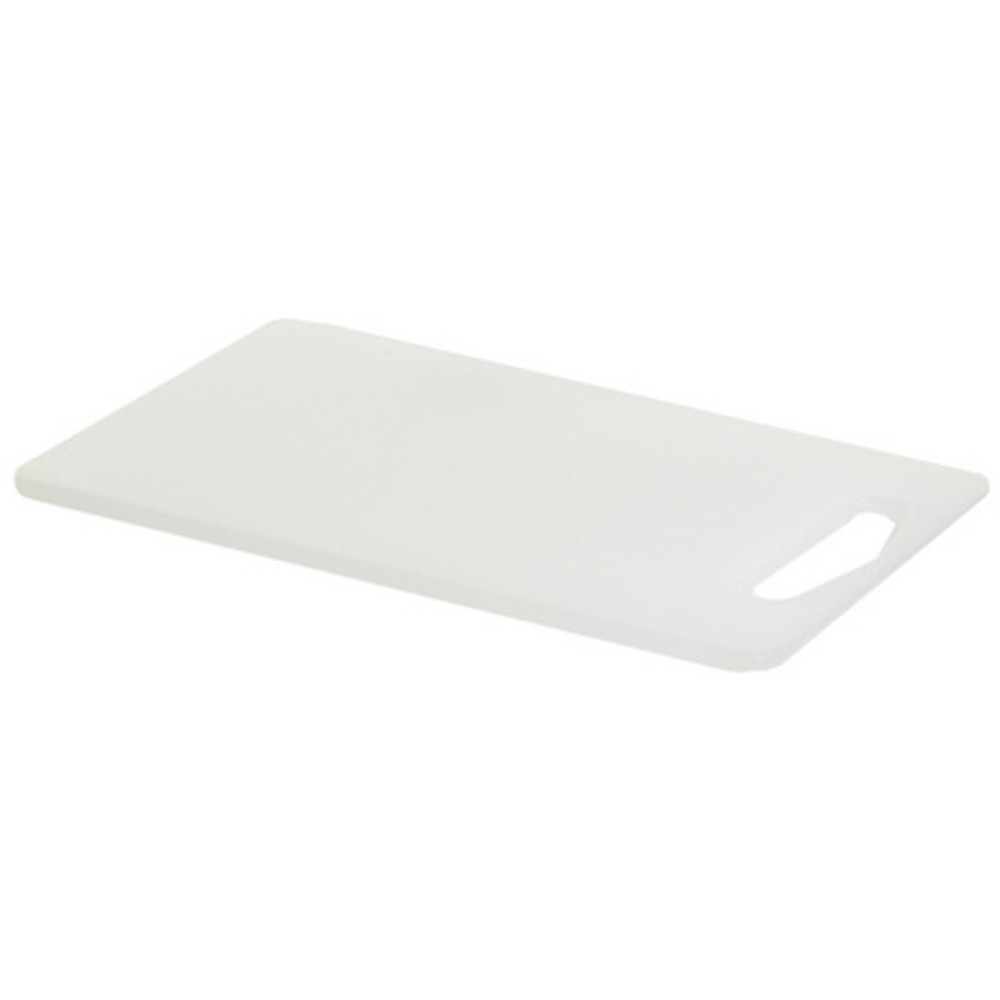 PLAST TEAM Planche  dcouper avec rainure  jus, blanc