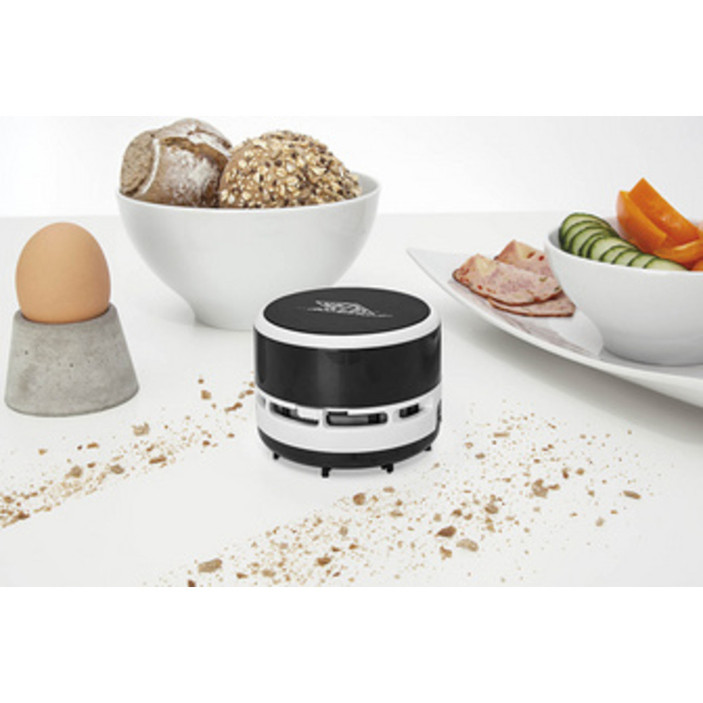 Aspirateur de table, plastique noir/blanc