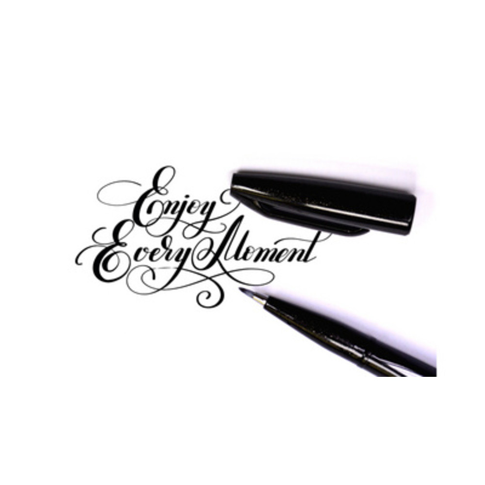 Pentel PentelArts Stylo de calligraphie Sign Pen Brush lot de 3 3x - vue 2