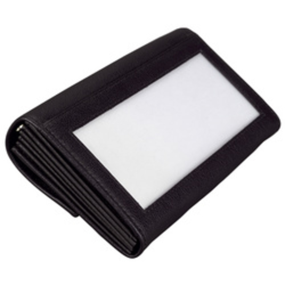 Portefeuille de serveur, en cuir, noir