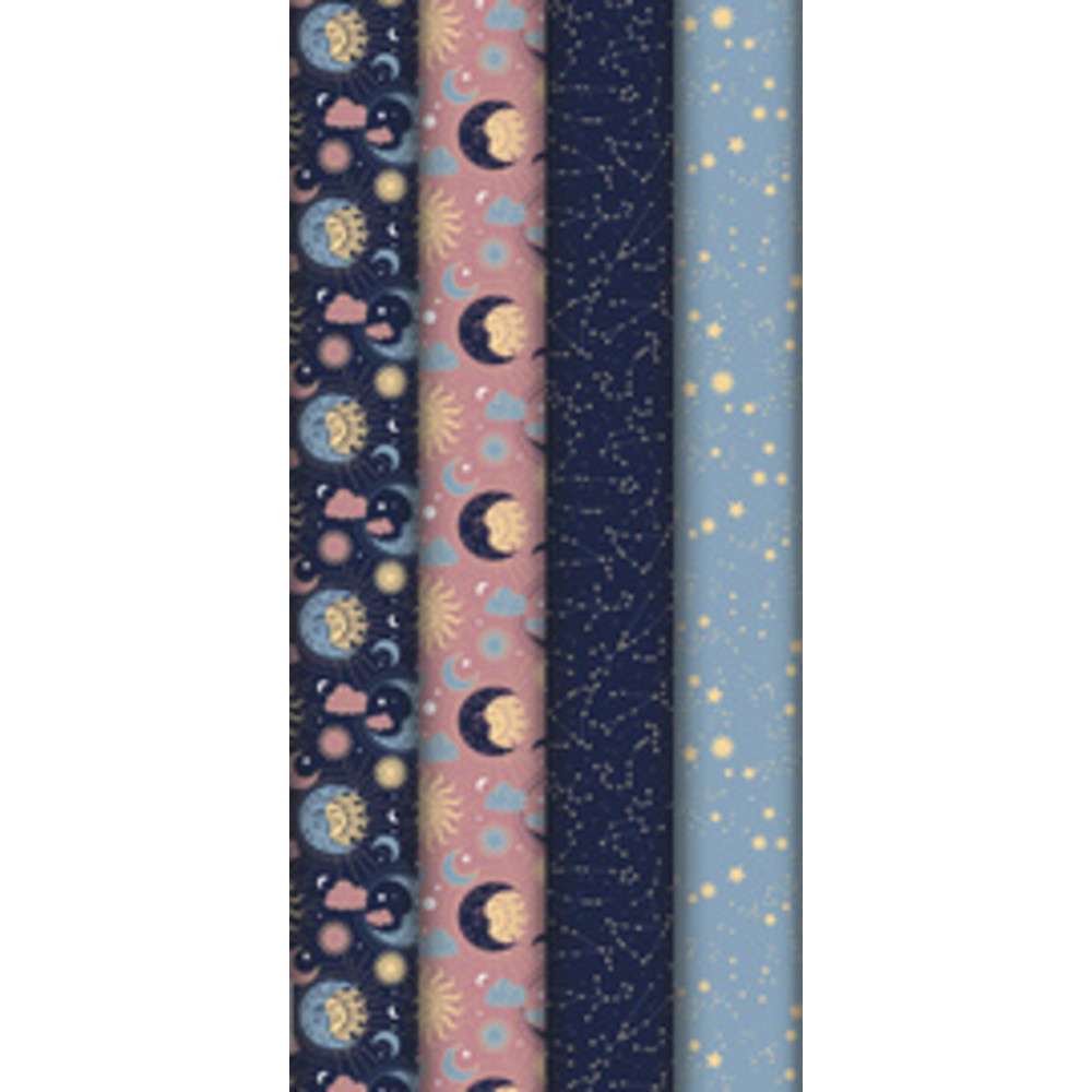 Papier cadeau 'Astral', en présentoir
