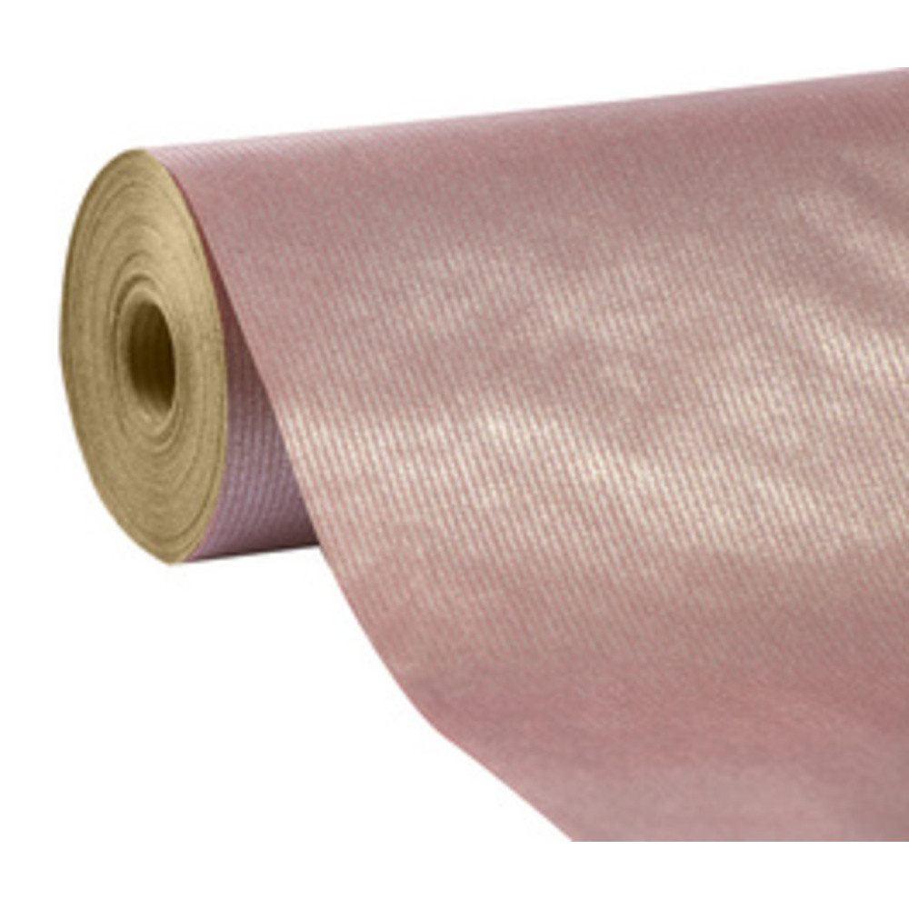 Papier cadeau 'Uni', sur rouleau, rose