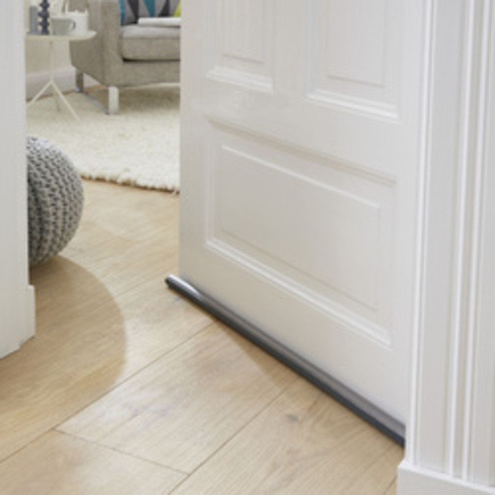 INSULATION Isolation bas de porte double joints, gris