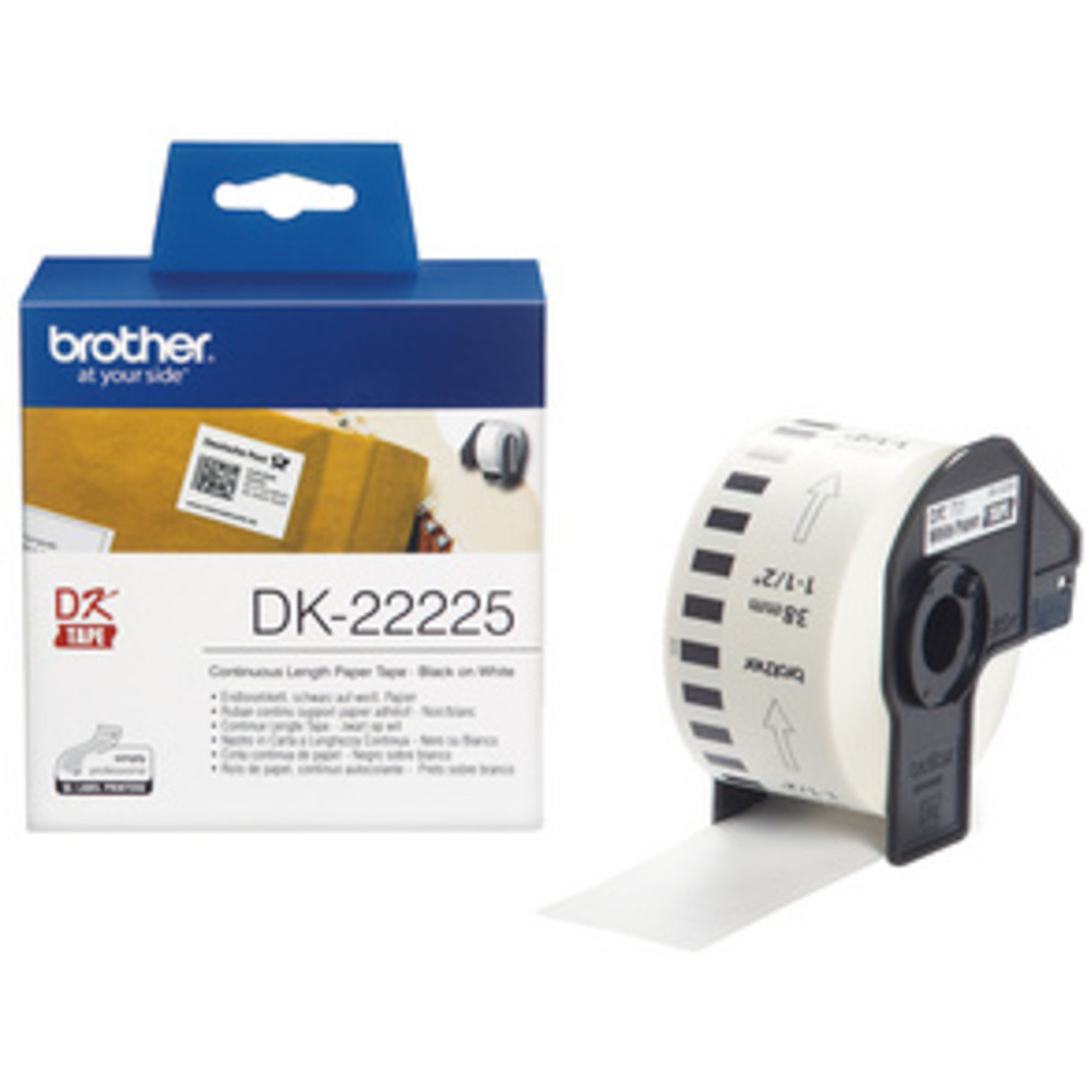 DK-22225 Etiquettes en continu papier, 38mm x 30,48m