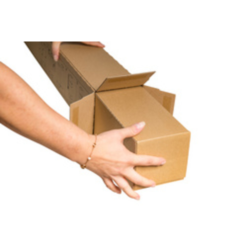 SMARTBOXPRO Tube d'expdition, pour formats A2, brun