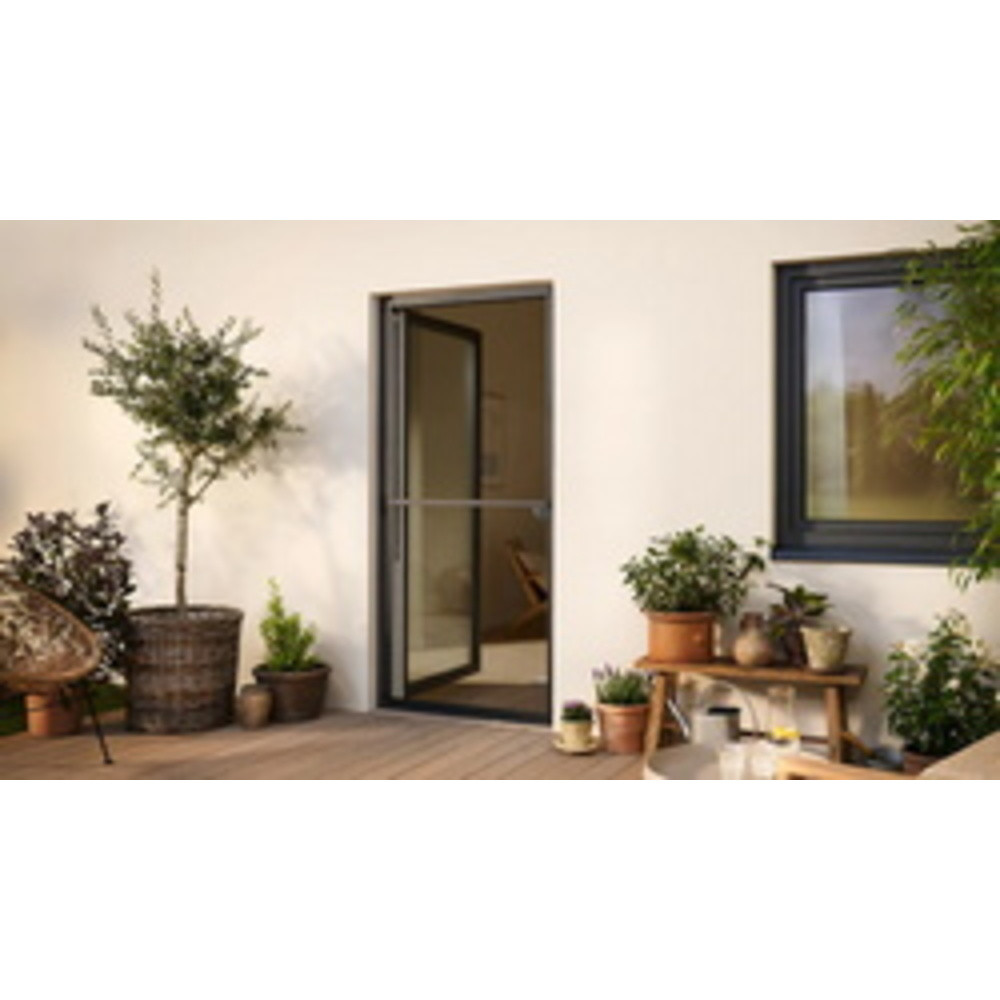 Moustiquaire ALU COMFORT portes, 1,00 m x 2,20 m, blanc