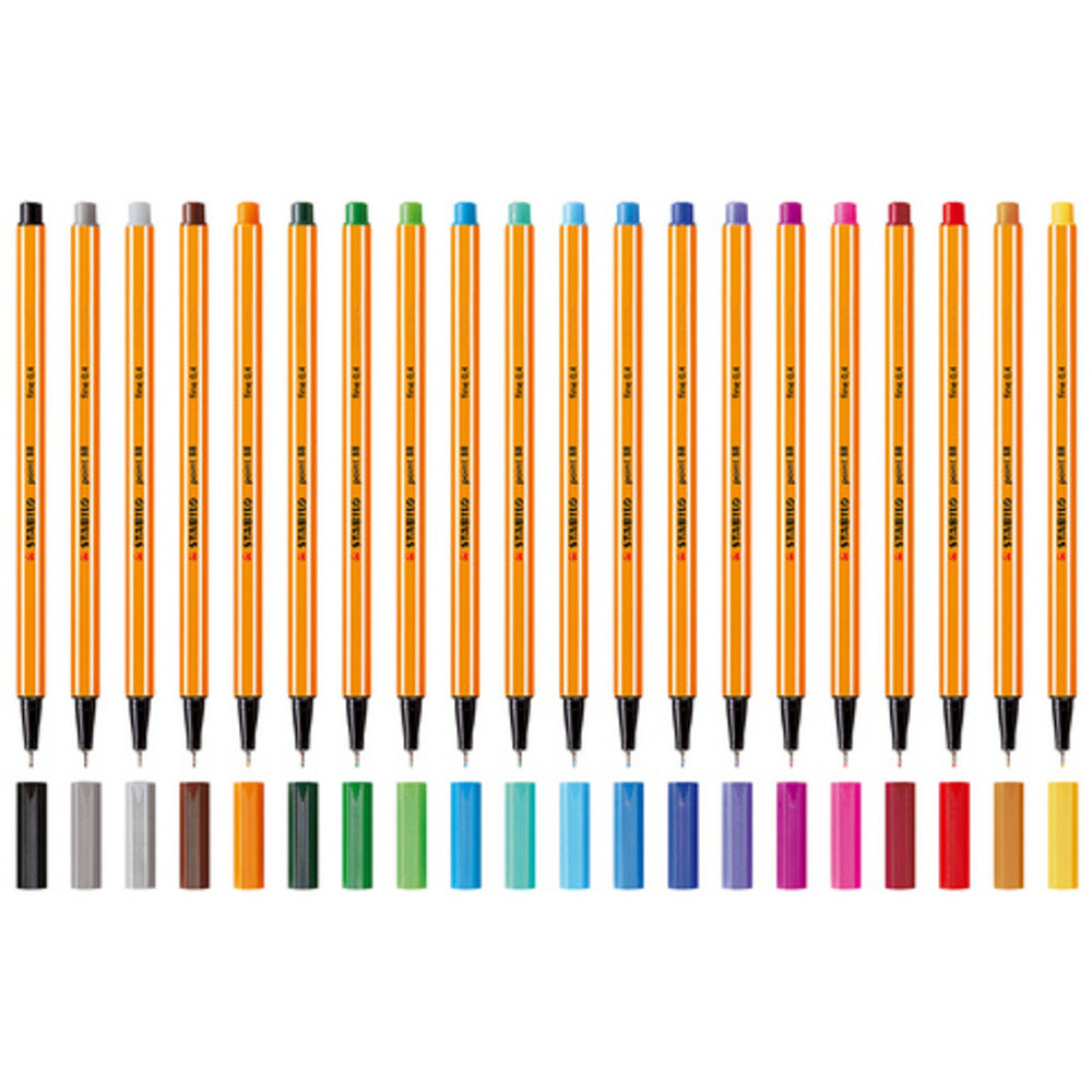 Stylo Stabilo point 88 Fineliner 1x - vue 3