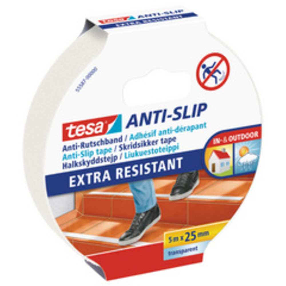 TESA Ruban adhsif anti-drapant, 50 mm x 5,0 m, noir
