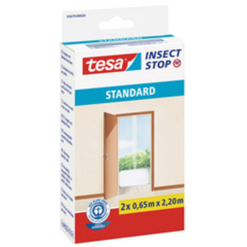 Moustiquaire STANDARD portes, 2 pièces de 0,65 m x 2,2m