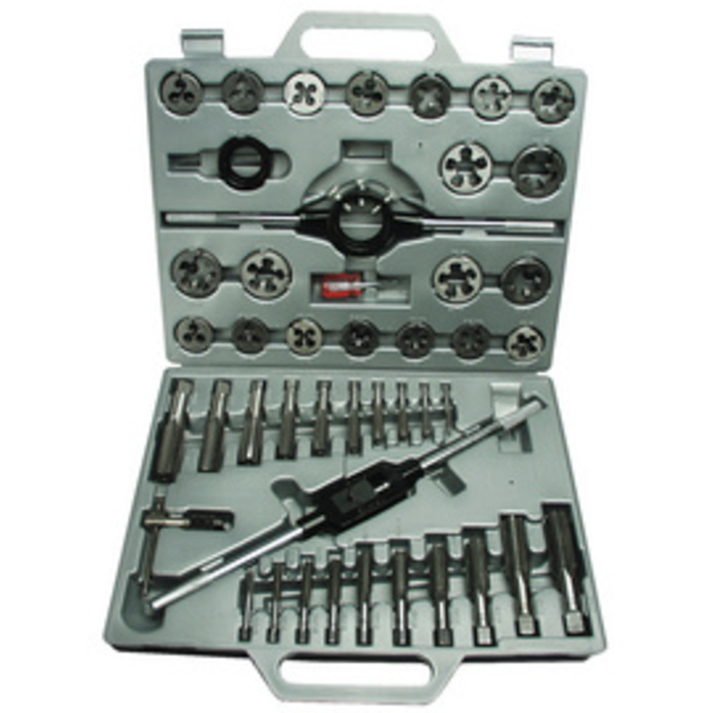 Brüder Mannesmann M53245 Kit de taraudage 45 pièces métrique M6 M8 M10 M12 M14 M16 M18 M20 M22 M24