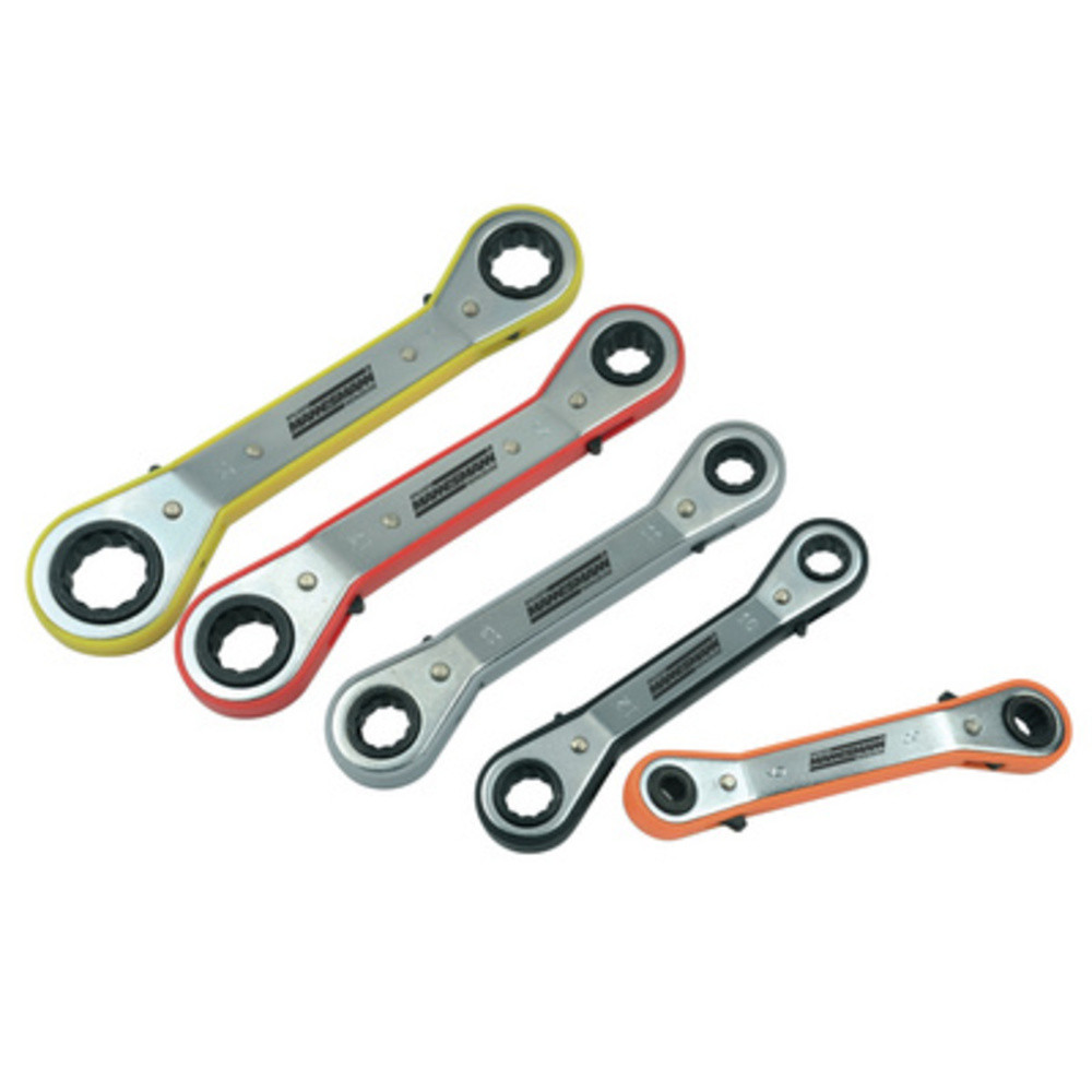 Kit de clé polygonale à cliquet 5 pièces
