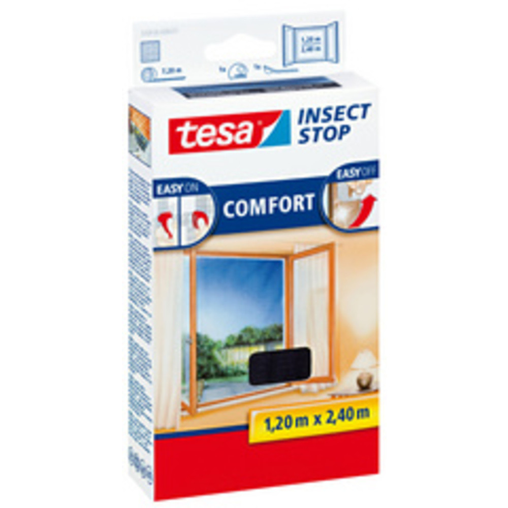 TESA Moustiquaire COMFORT pour les fentres, blanc