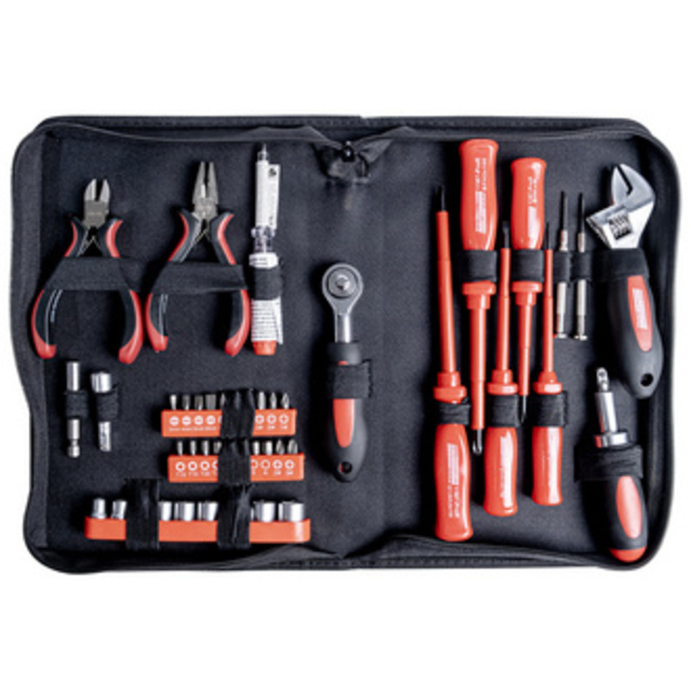 BRÜDER MANNESMANN Set d'outils pour électronique, 45 pièces