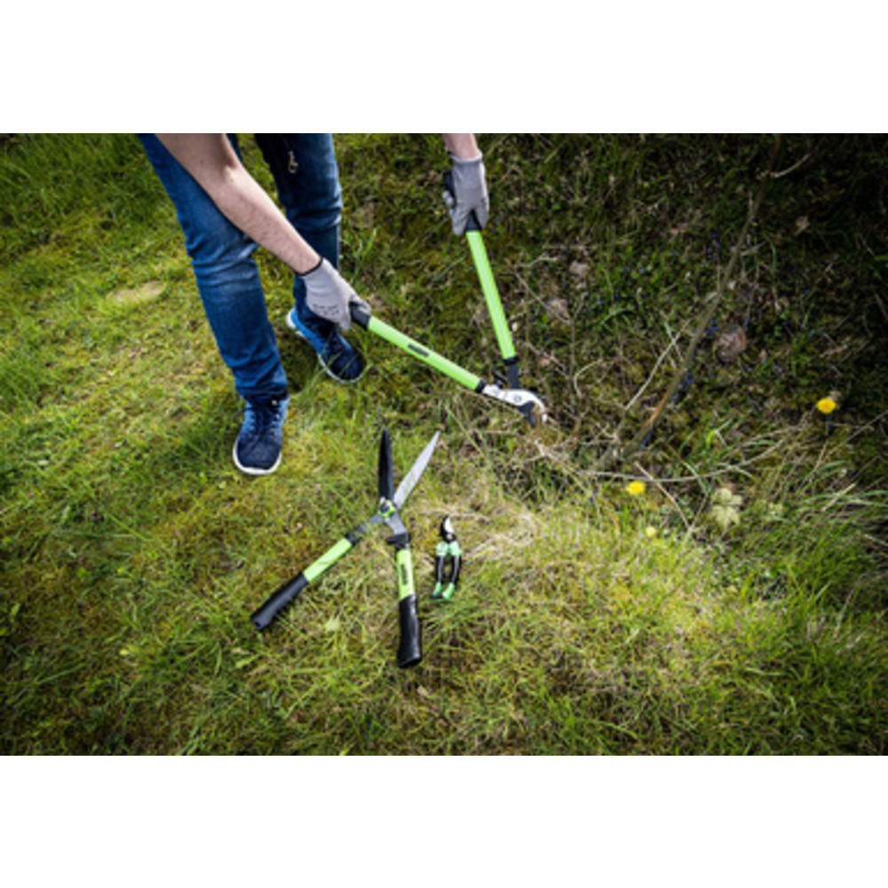 BRDER MANNESMANN Set de cisailles de jardinage, 3 pices