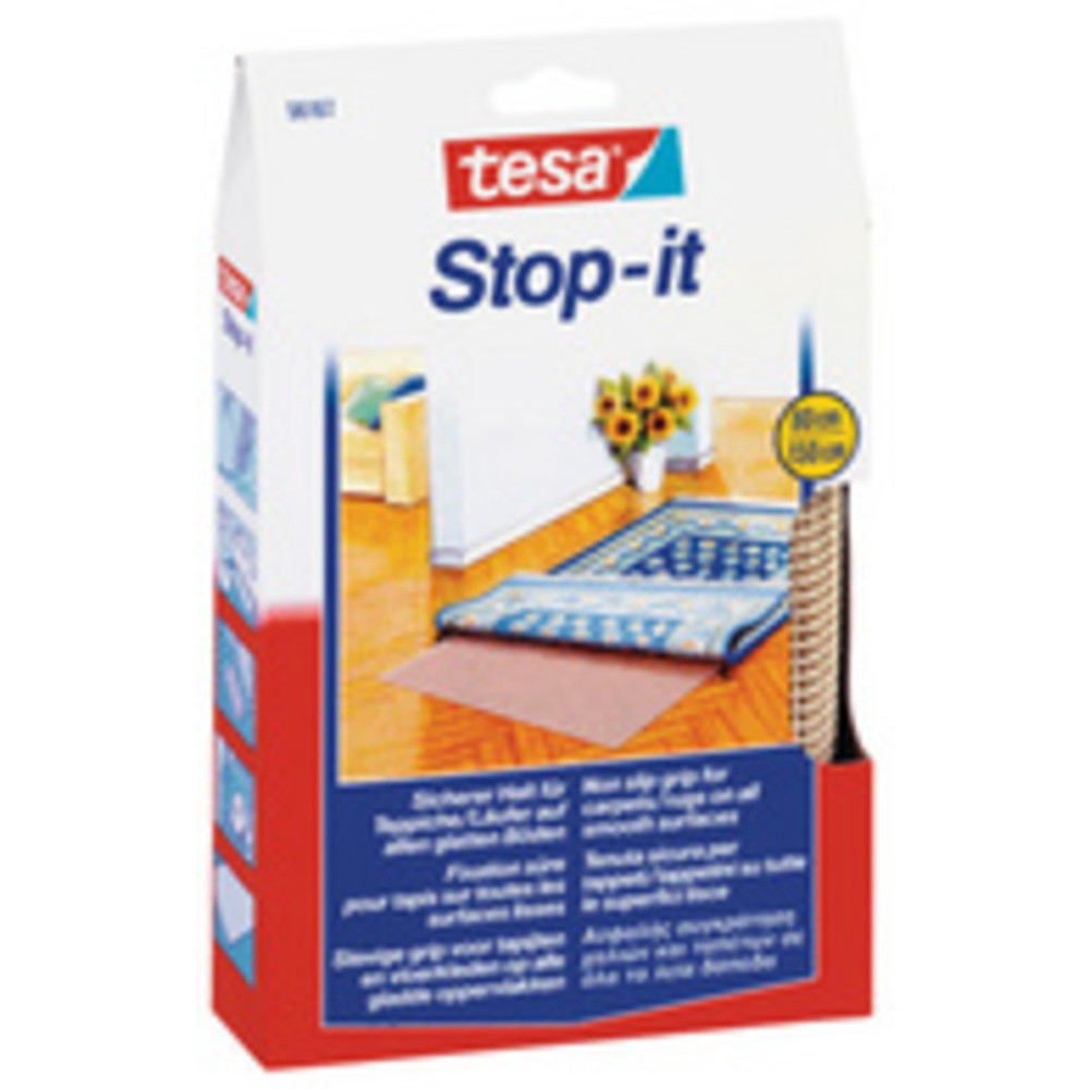 TESA Stop-it Tapis anti-drapant, 800 mm x 1,5 m, beige