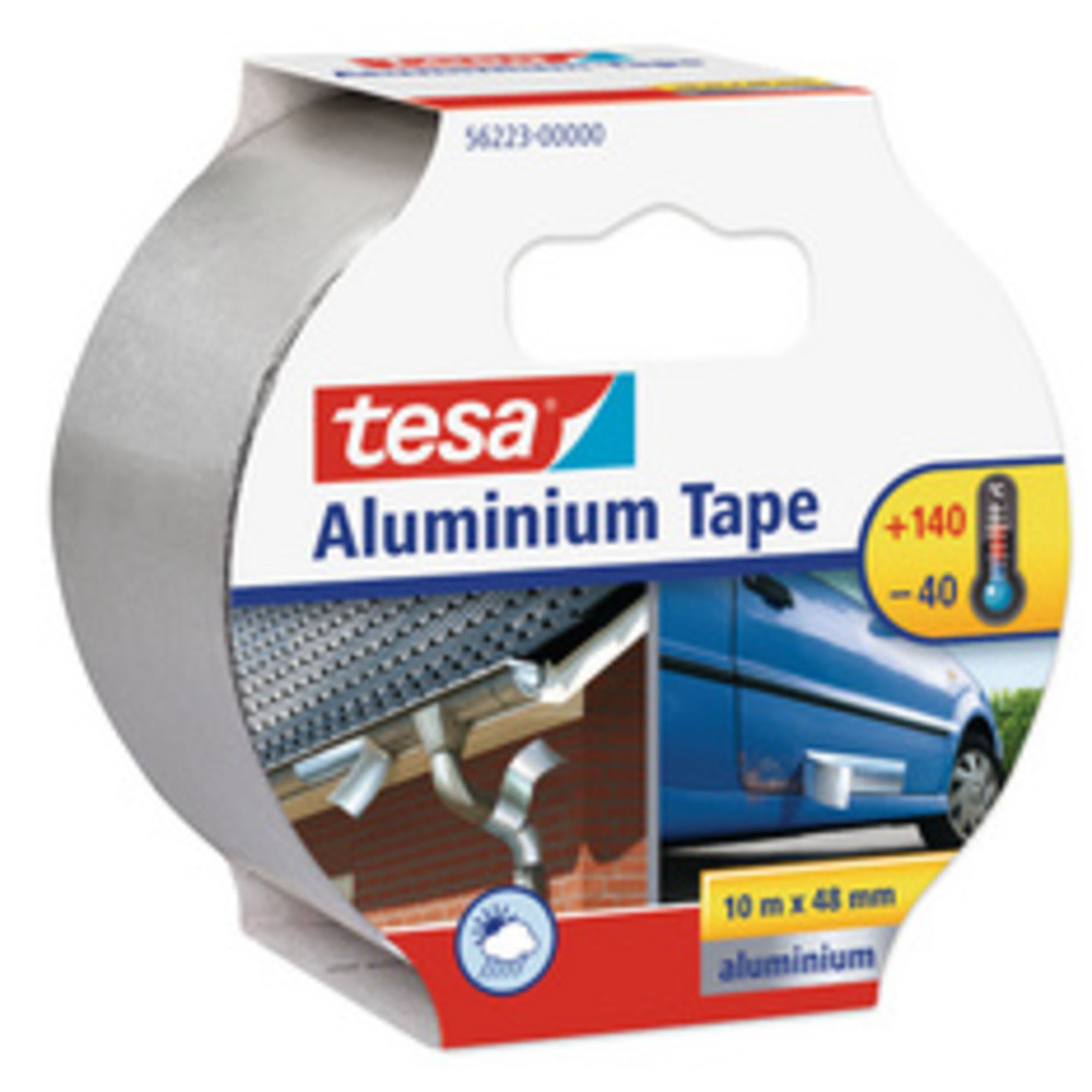 TESA Ruban isolant en aluminium, 10 m x 50 mm